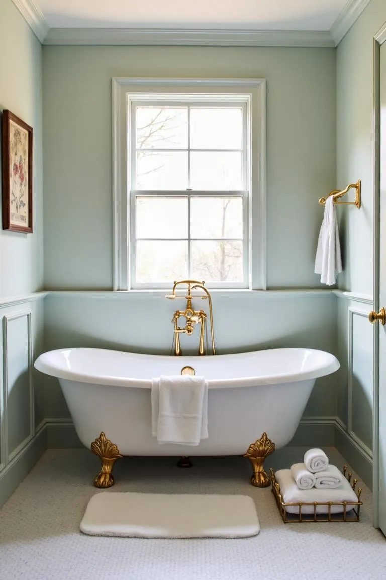 1. Clawfoot Tub Glamour