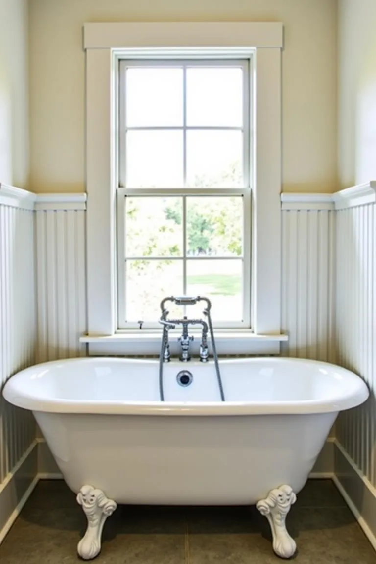 1. Clawfoot Tub (If You Can Squeeze It!)