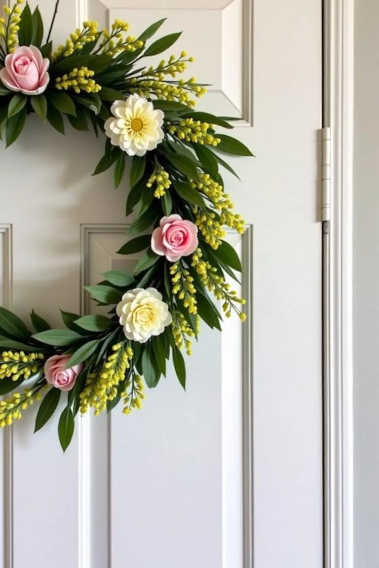 1. Welcome Spring with a Fresh Wreath