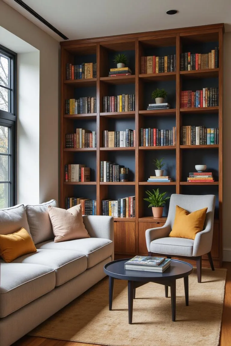 10. Color-Coded Bookshelf