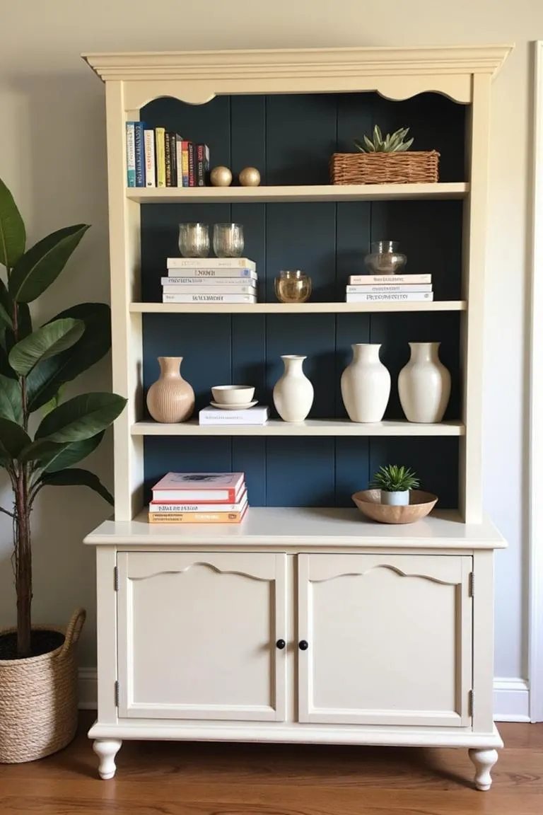 13. Repurposed Furniture Bookshelf