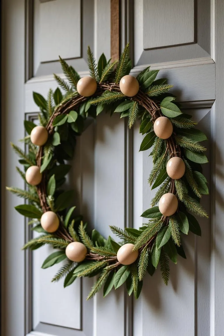 15. Robin's Egg Nest Wreath