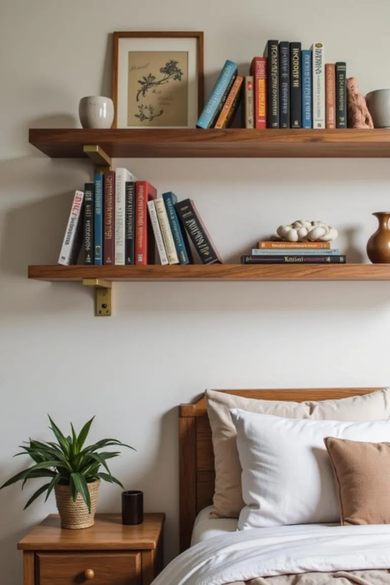 2. Simple Straight Shelves