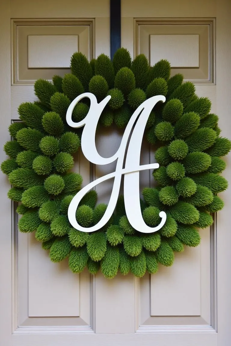 4. Mossy Monogram Magic