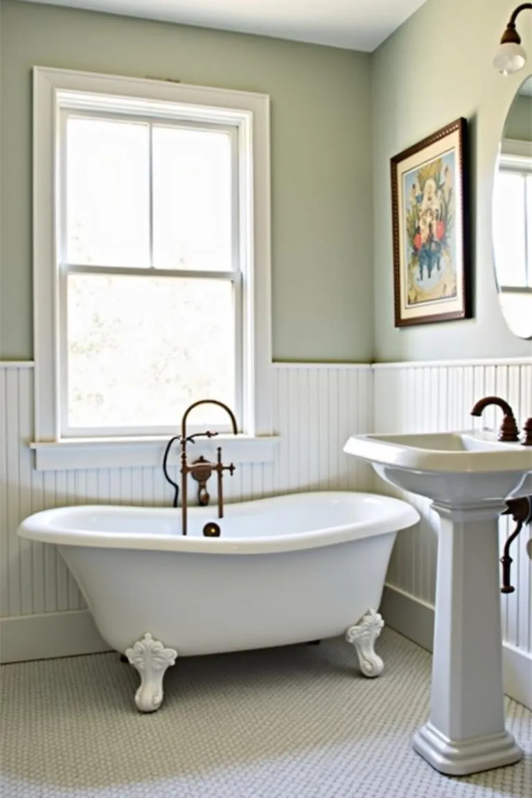 5. Beadboard Wainscoting