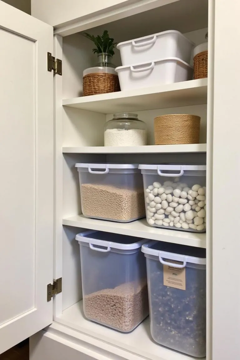 5. Use Clear Storage Containers