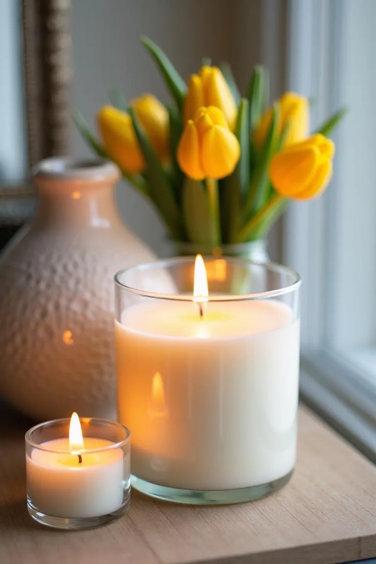 7. Spring-Scented Candles