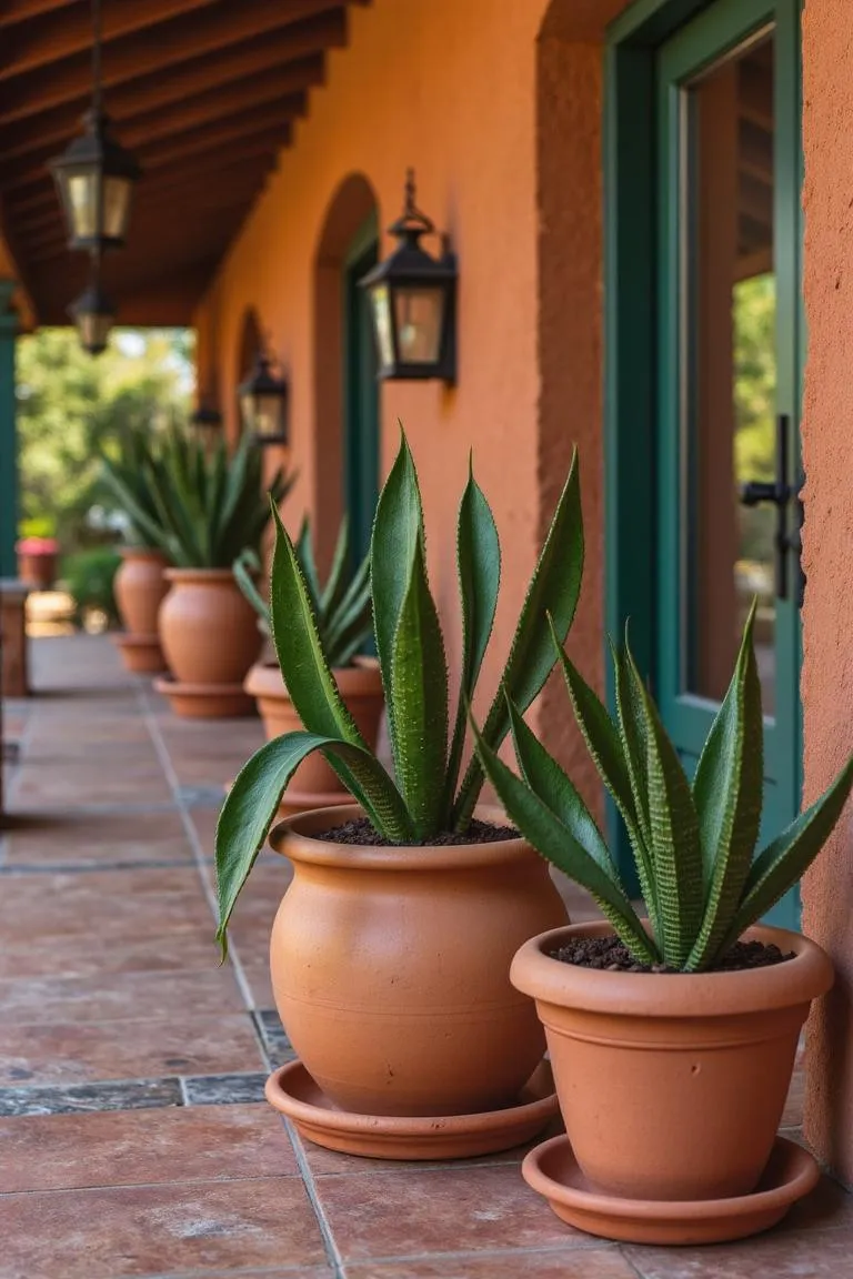 8. Introduce Clay Pots and Planters