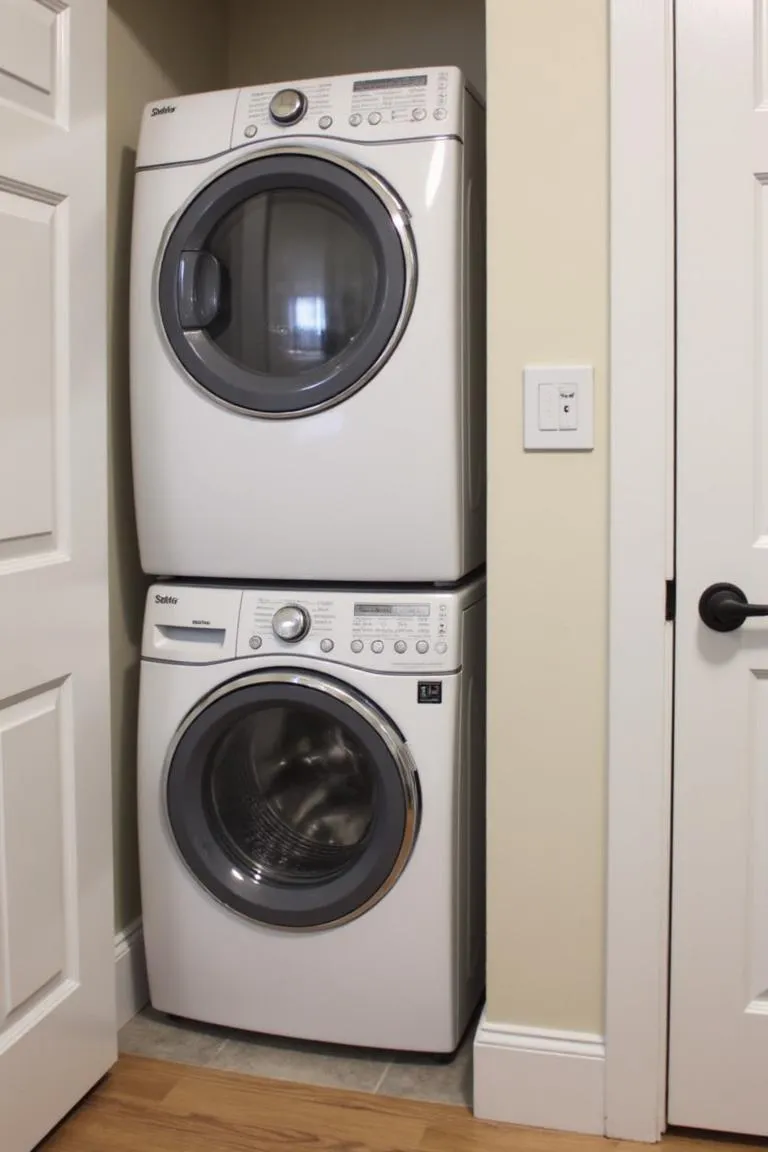 9. Choose a Stackable Washer and Dryer