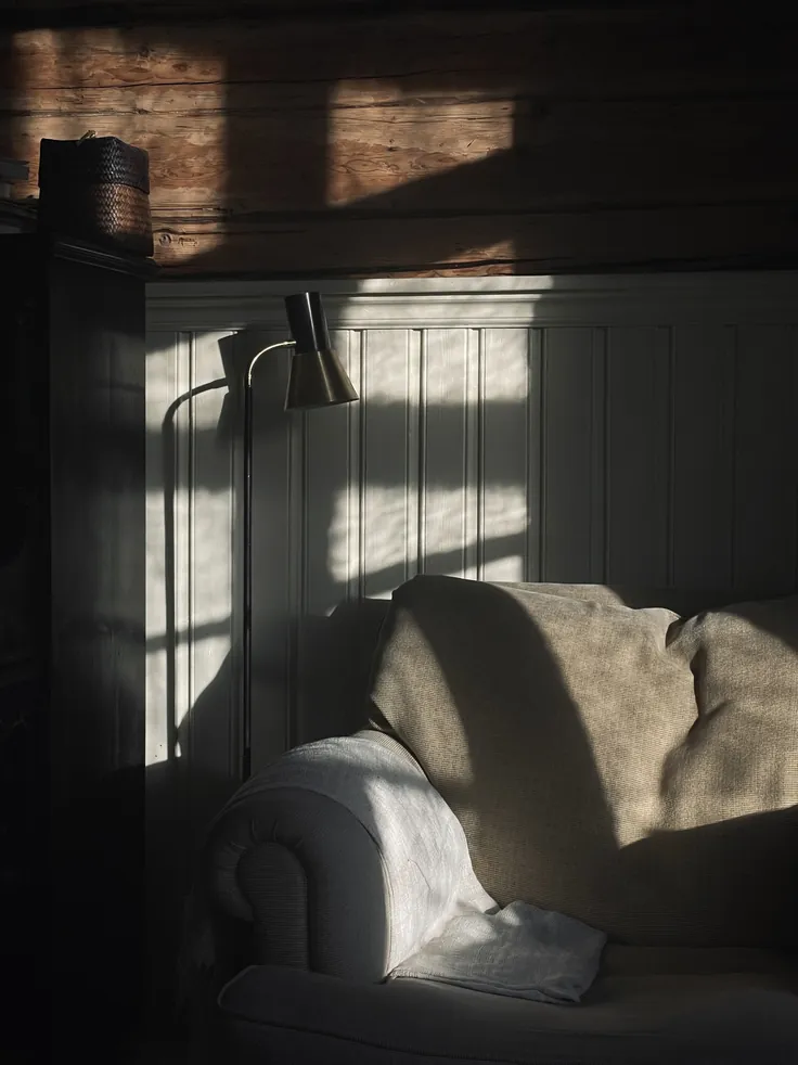 cottagecore,euro summer,norway,cottage,shadows,indoor,living room