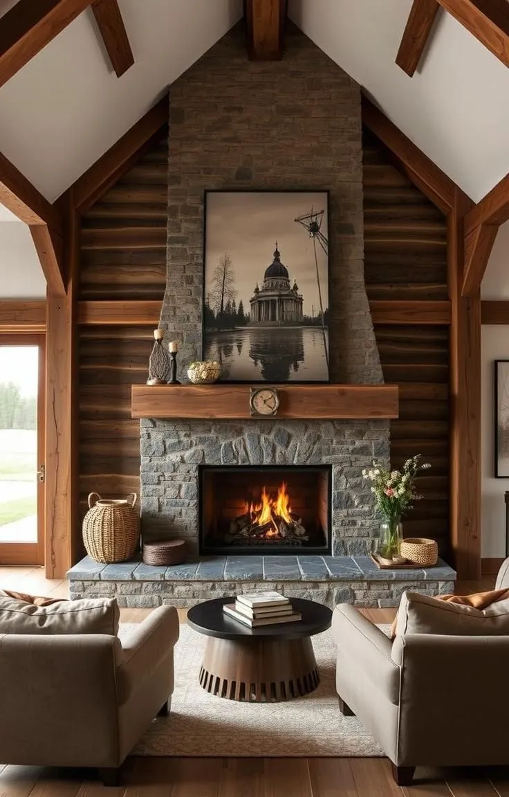 A Statement Fireplace