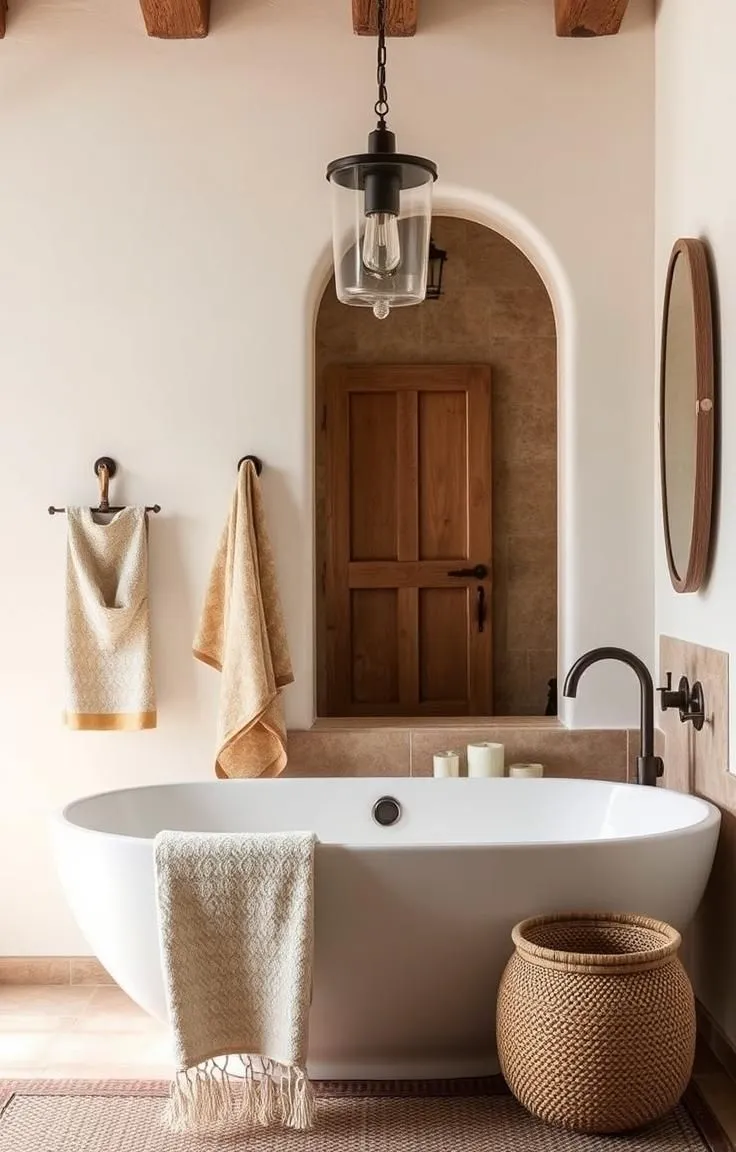 Earth-Toned Towels and Textiles