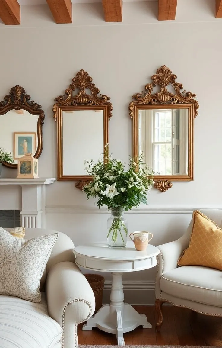 Finish with Antique Mirrors