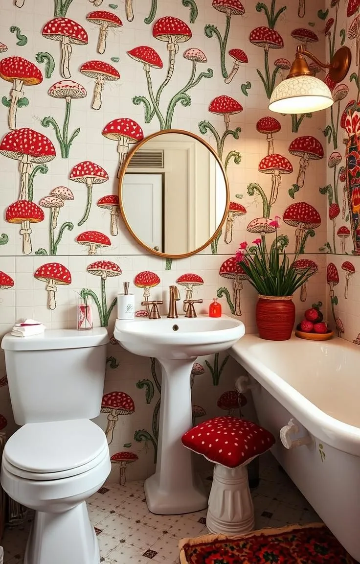 Get Groovy with Mushroom Decor