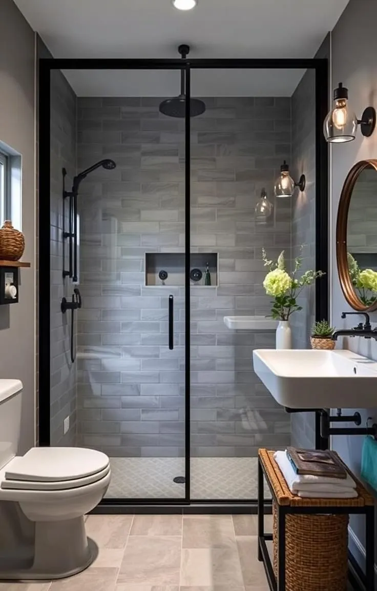 Go for Black Metal Framed Shower Doors