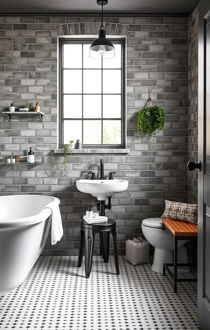 Incorporate Metal Stools or Benches