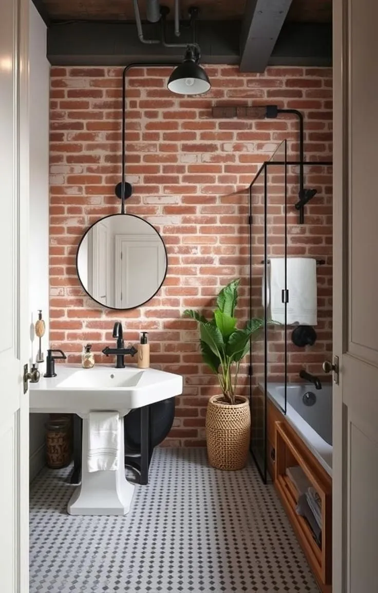 Incorporate an Exposed Brick Wall