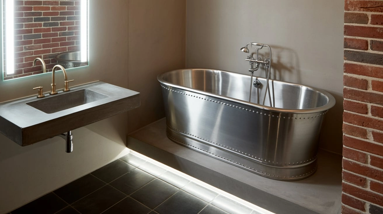 Industrial Bathroom Design Ideas