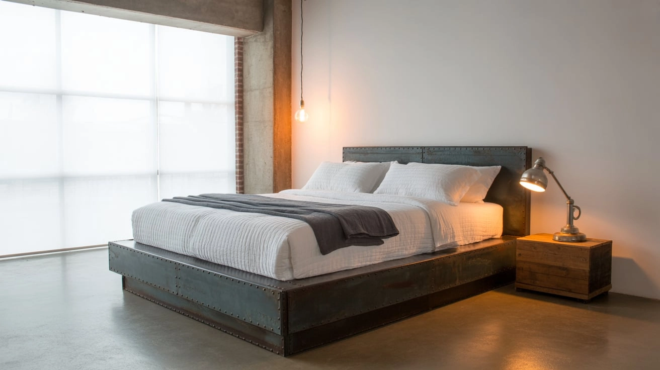Industrial Bedroom Designs