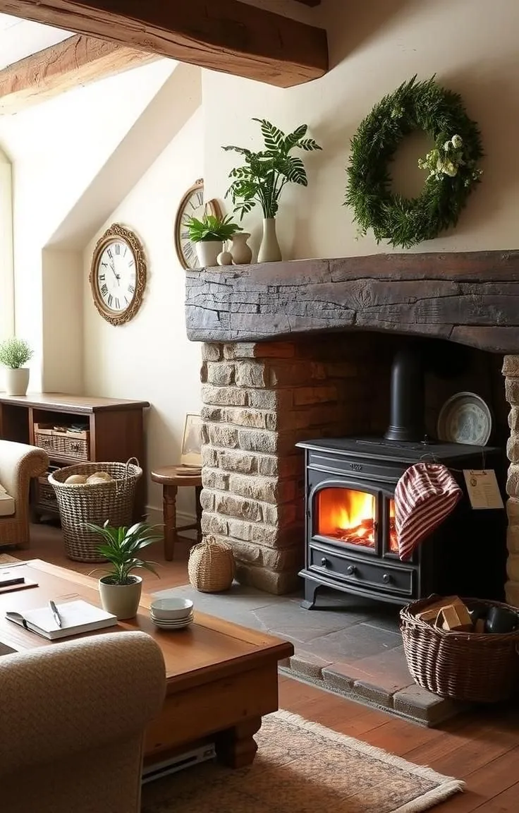 Install a Fireplace or Wood-Burning Stove