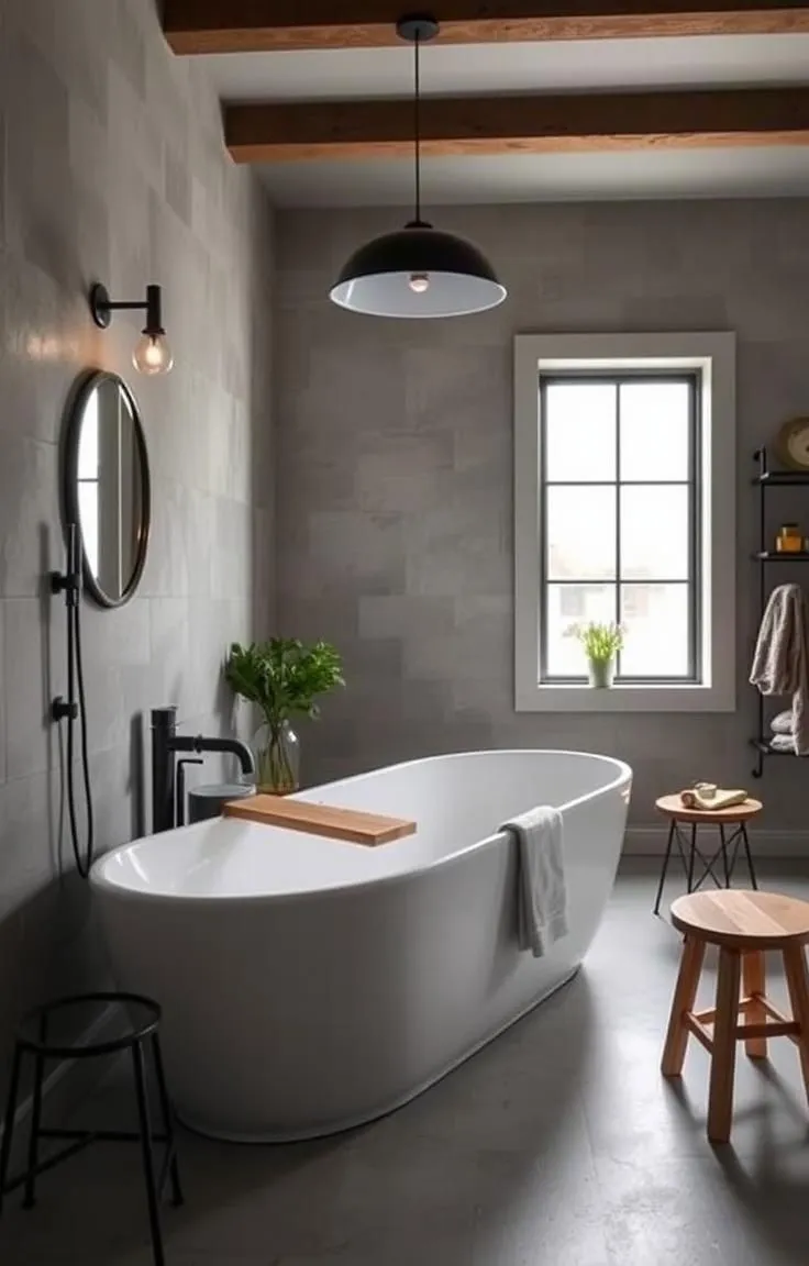 Look for a Freestanding Tub with Simple Lines