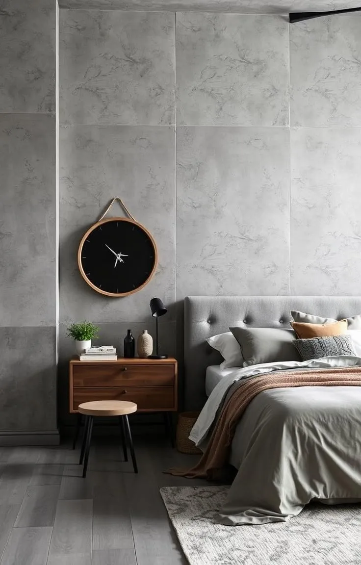 Try Out a Concrete-Effect Paint Finish